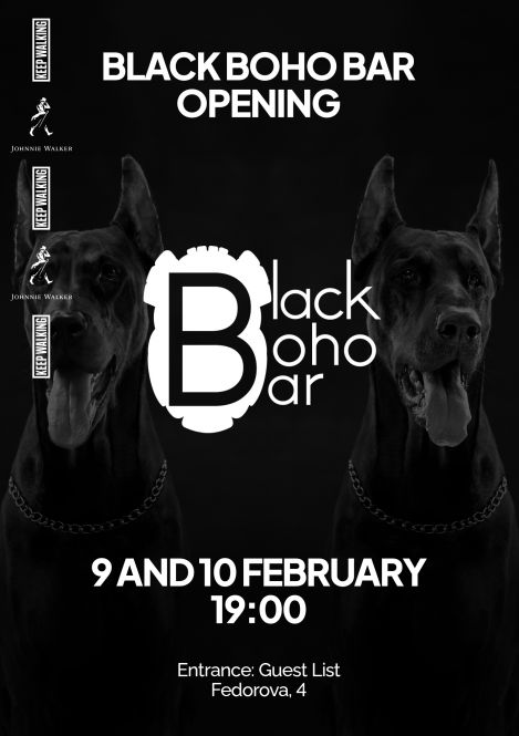 Black Boho Bar. Opening