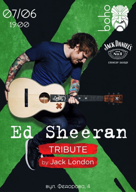 Ed Sheeran. Tribute